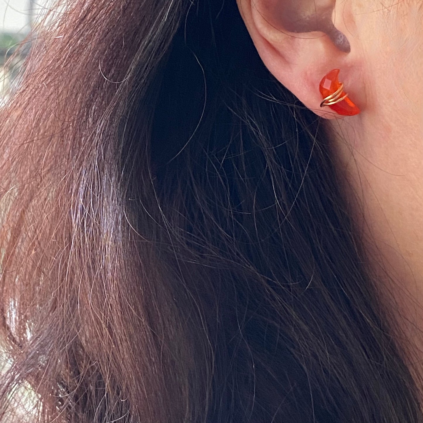 Carli Carnelian Earrings