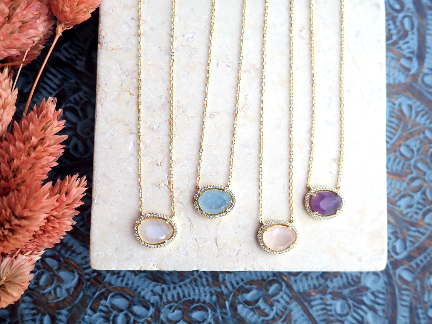 Kenni Gemstone Necklace