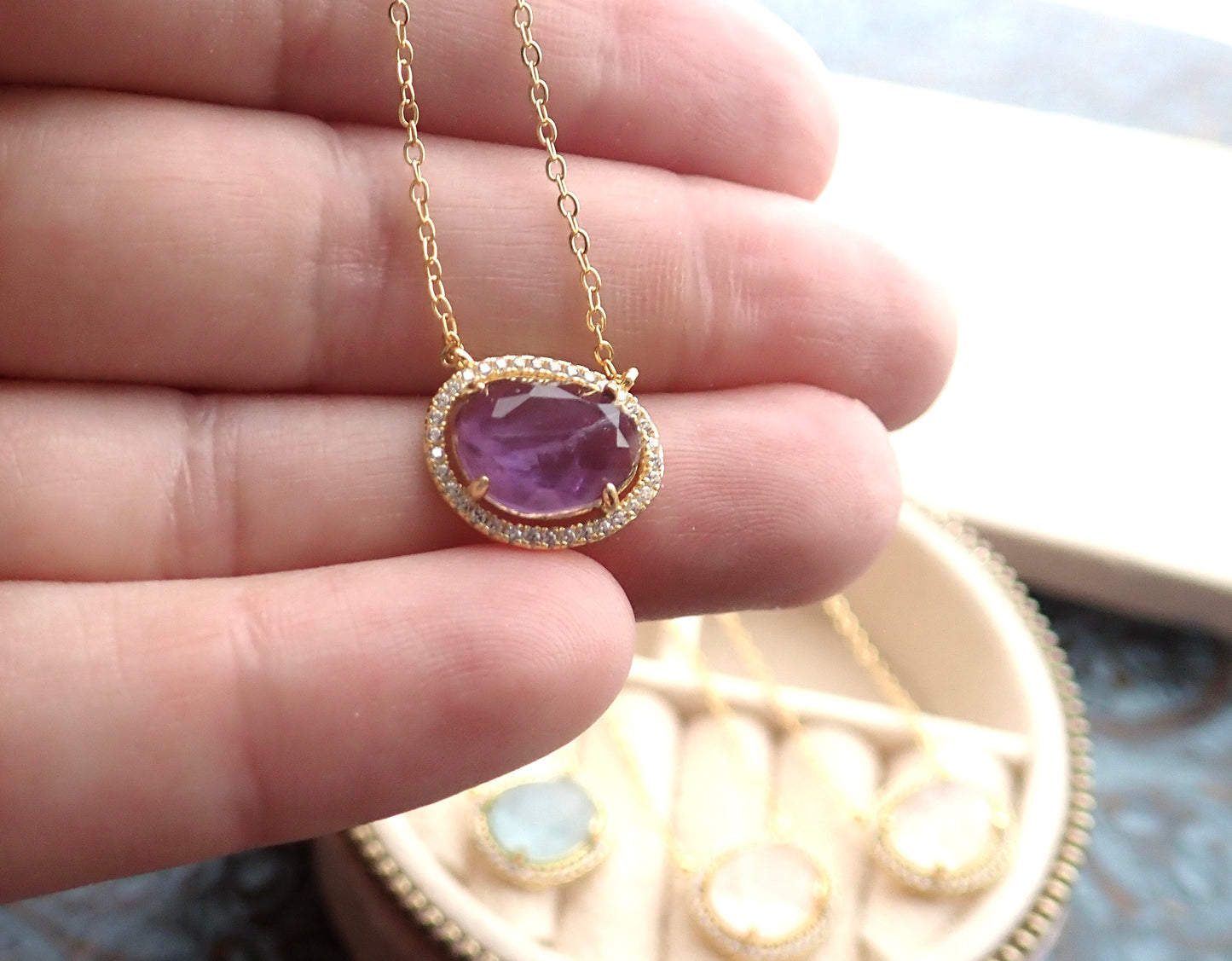 Kenni Gemstone Necklace