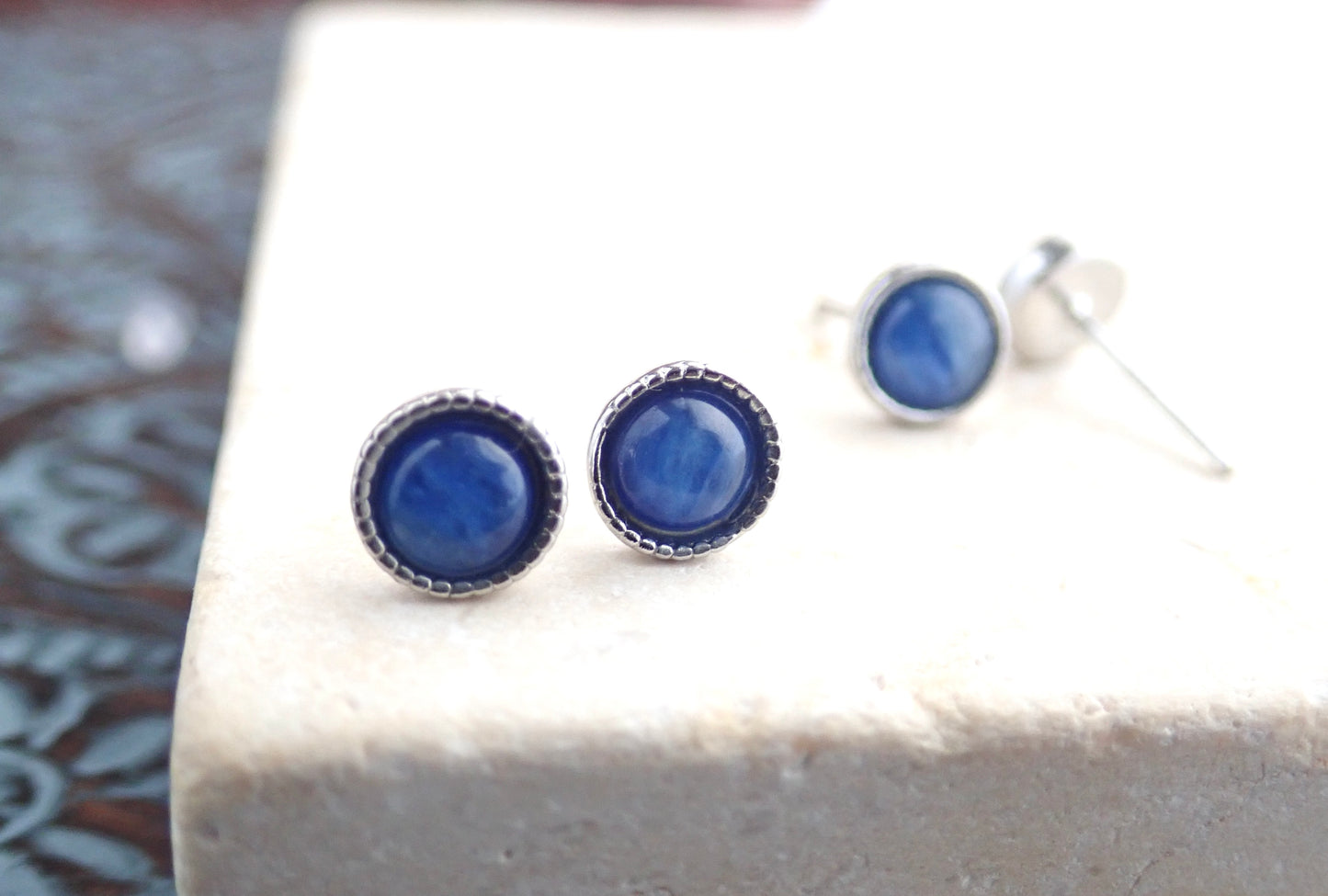 Blue Kyanite Earrings