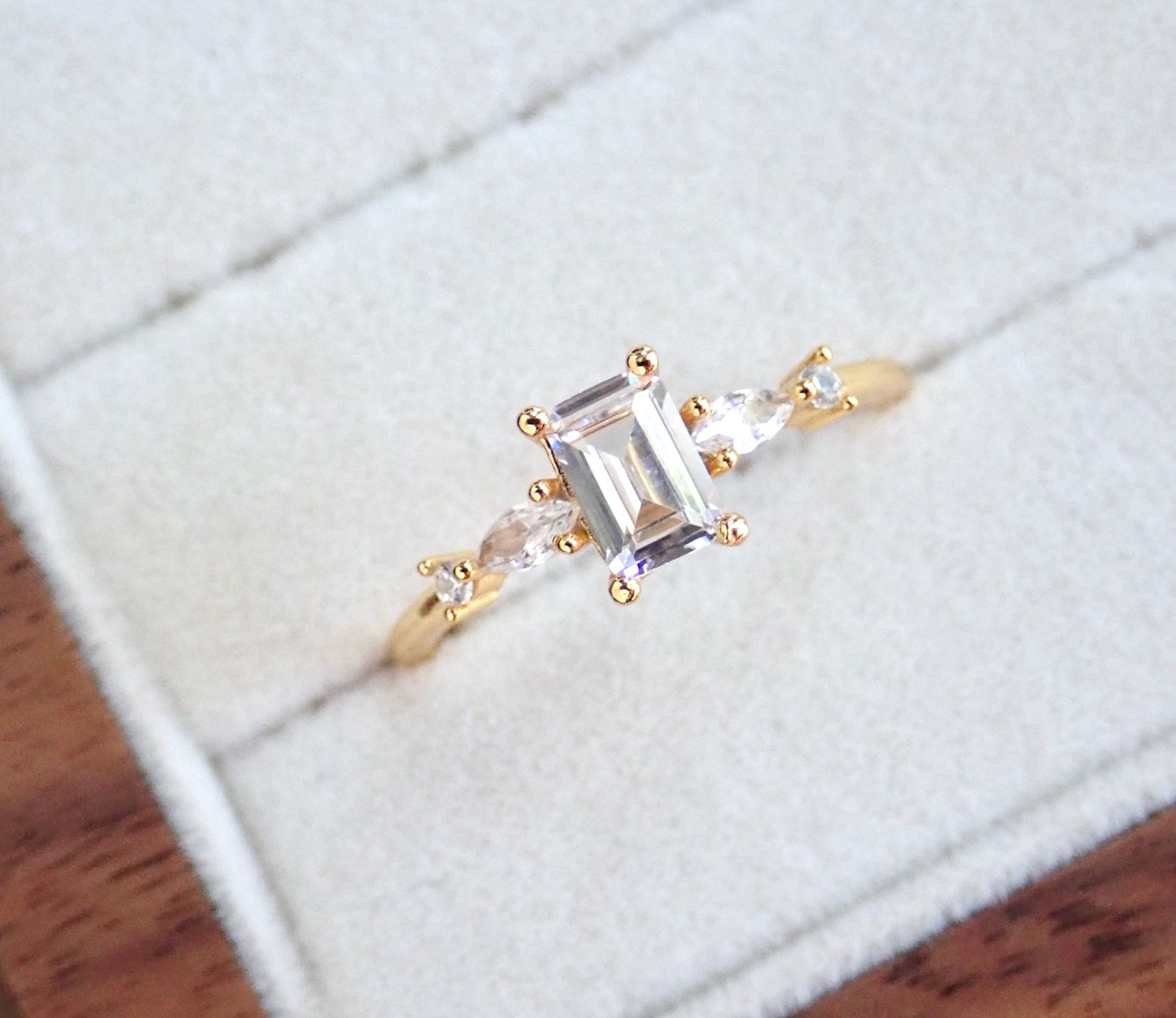 The Baroness Diamond CZ Ring