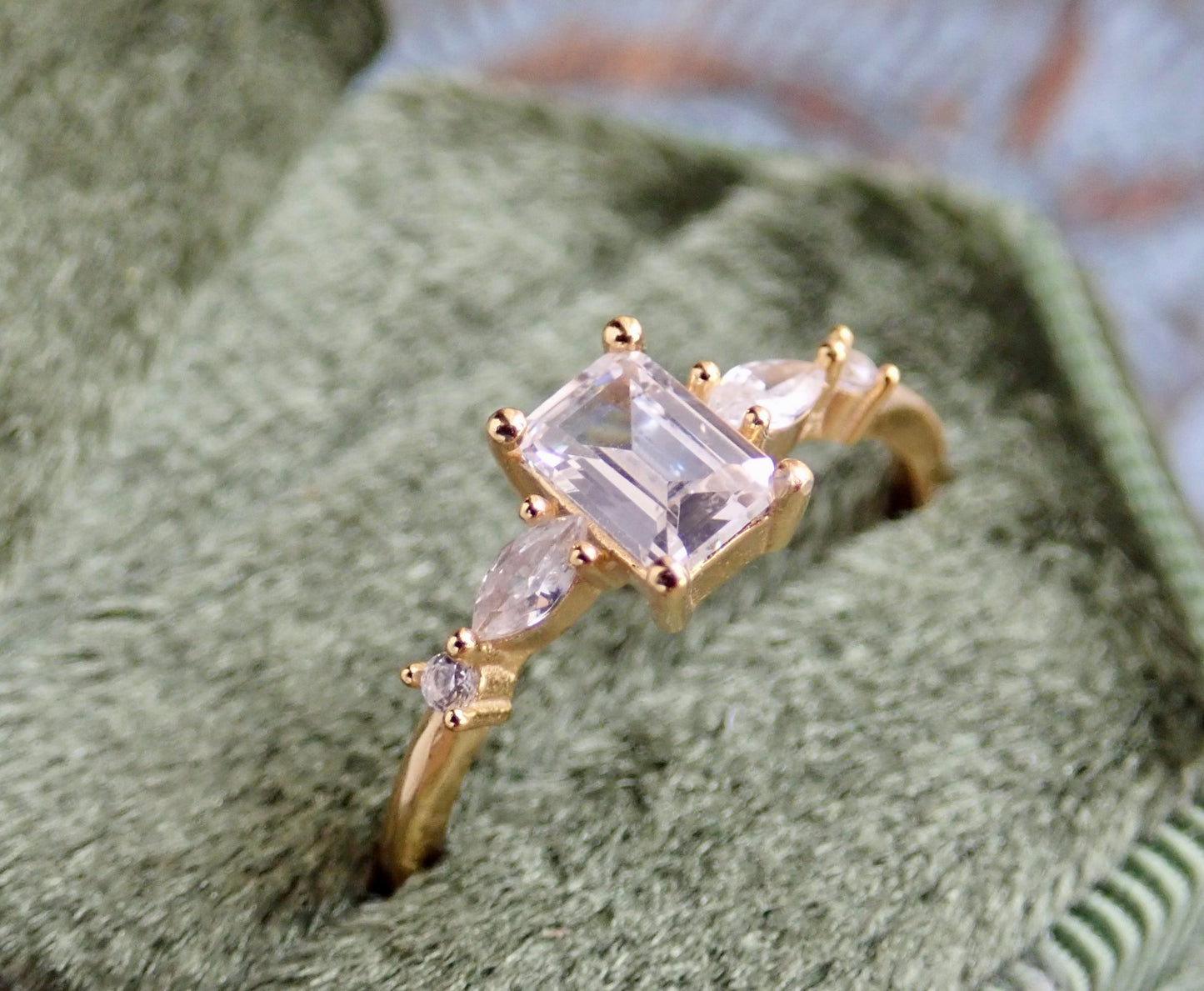 The Baroness Diamond CZ Ring