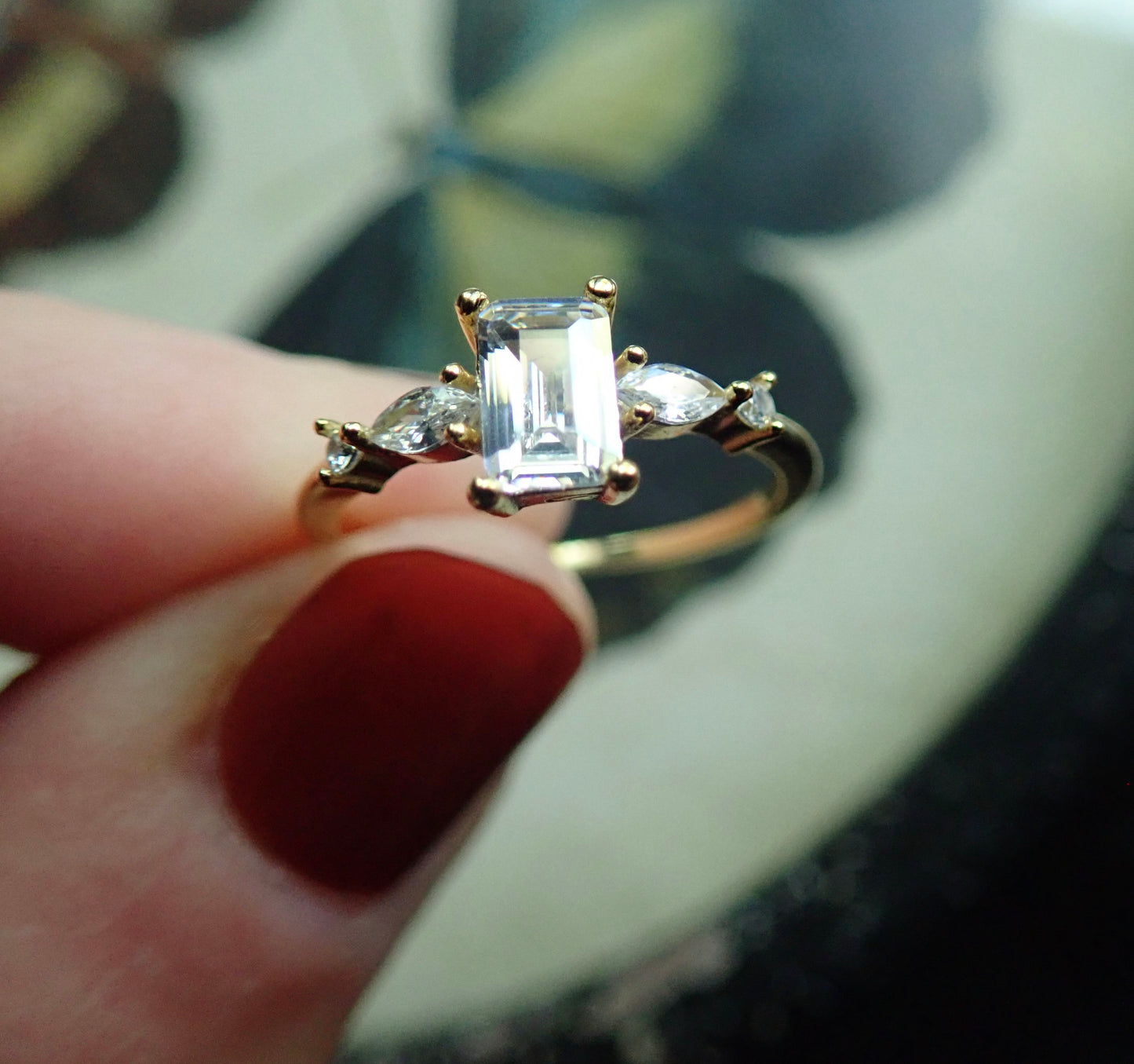 The Baroness Diamond CZ Ring