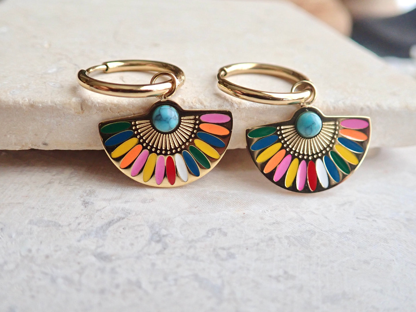 Thebes Waterproof Hoop Earrings