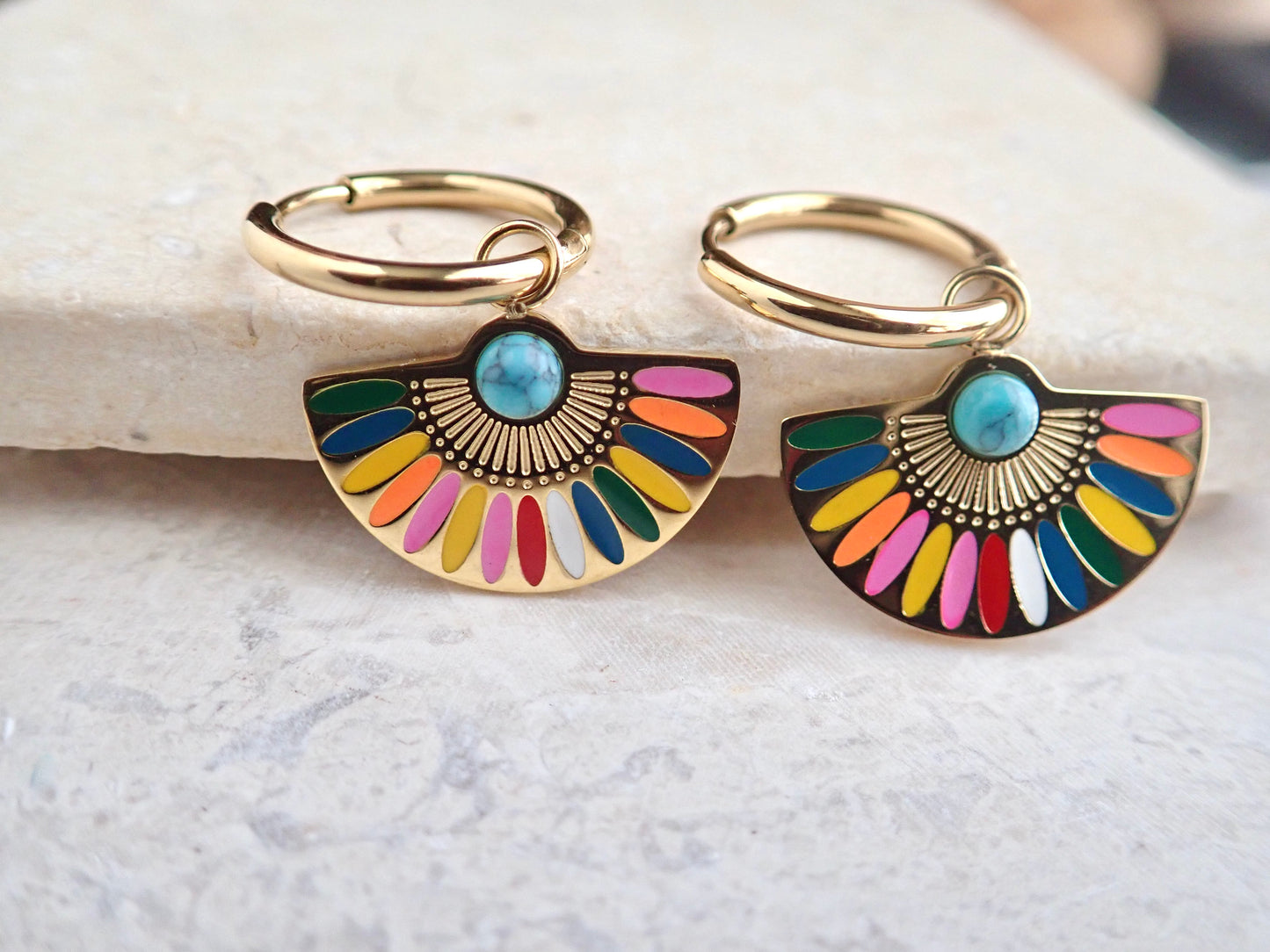 Thebes Waterproof Hoop Earrings