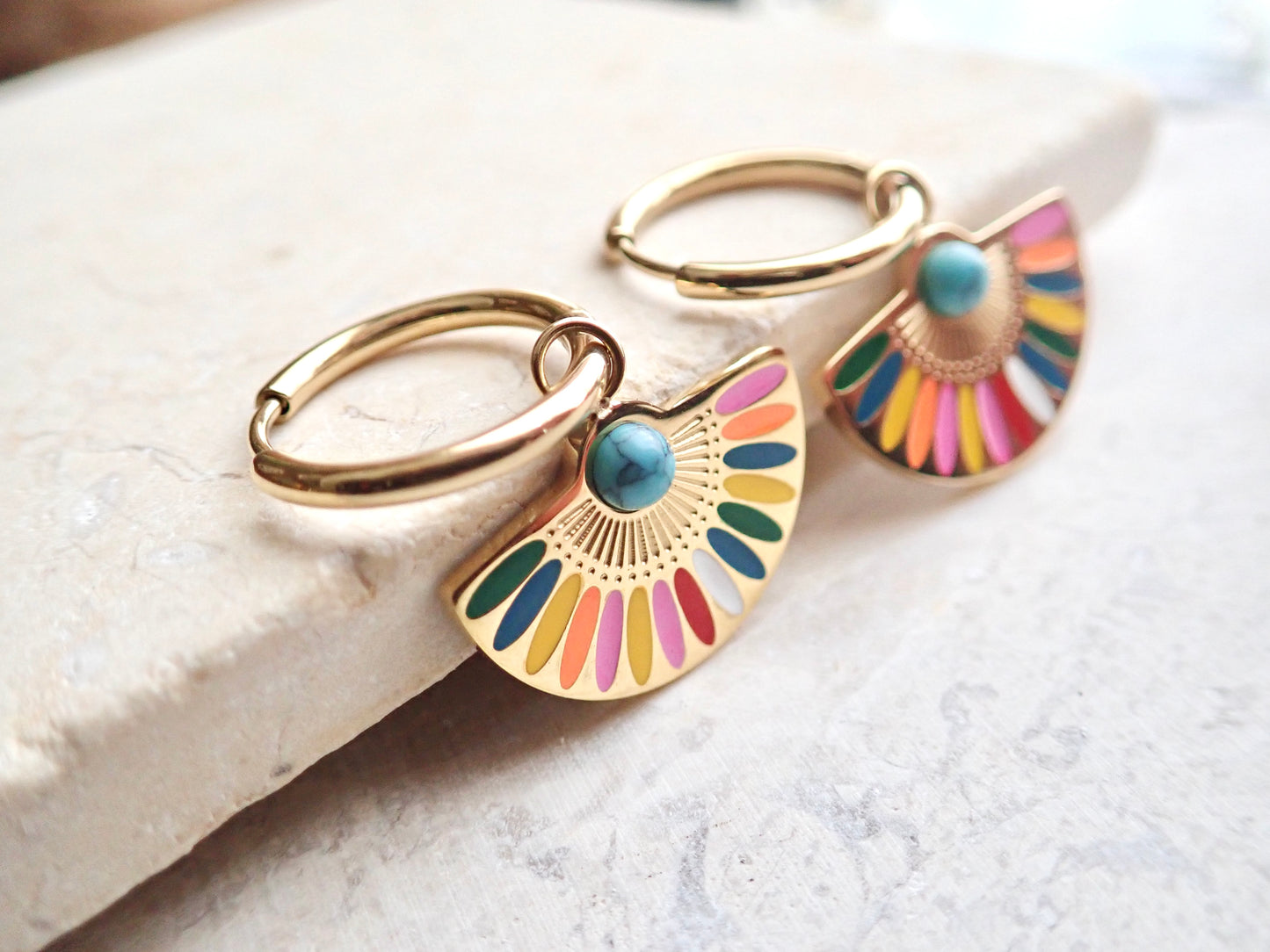 Thebes Waterproof Hoop Earrings