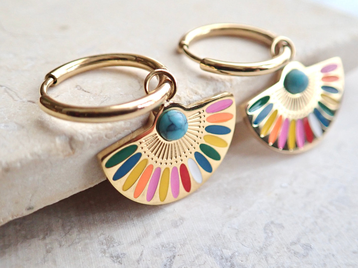 Thebes Waterproof Hoop Earrings