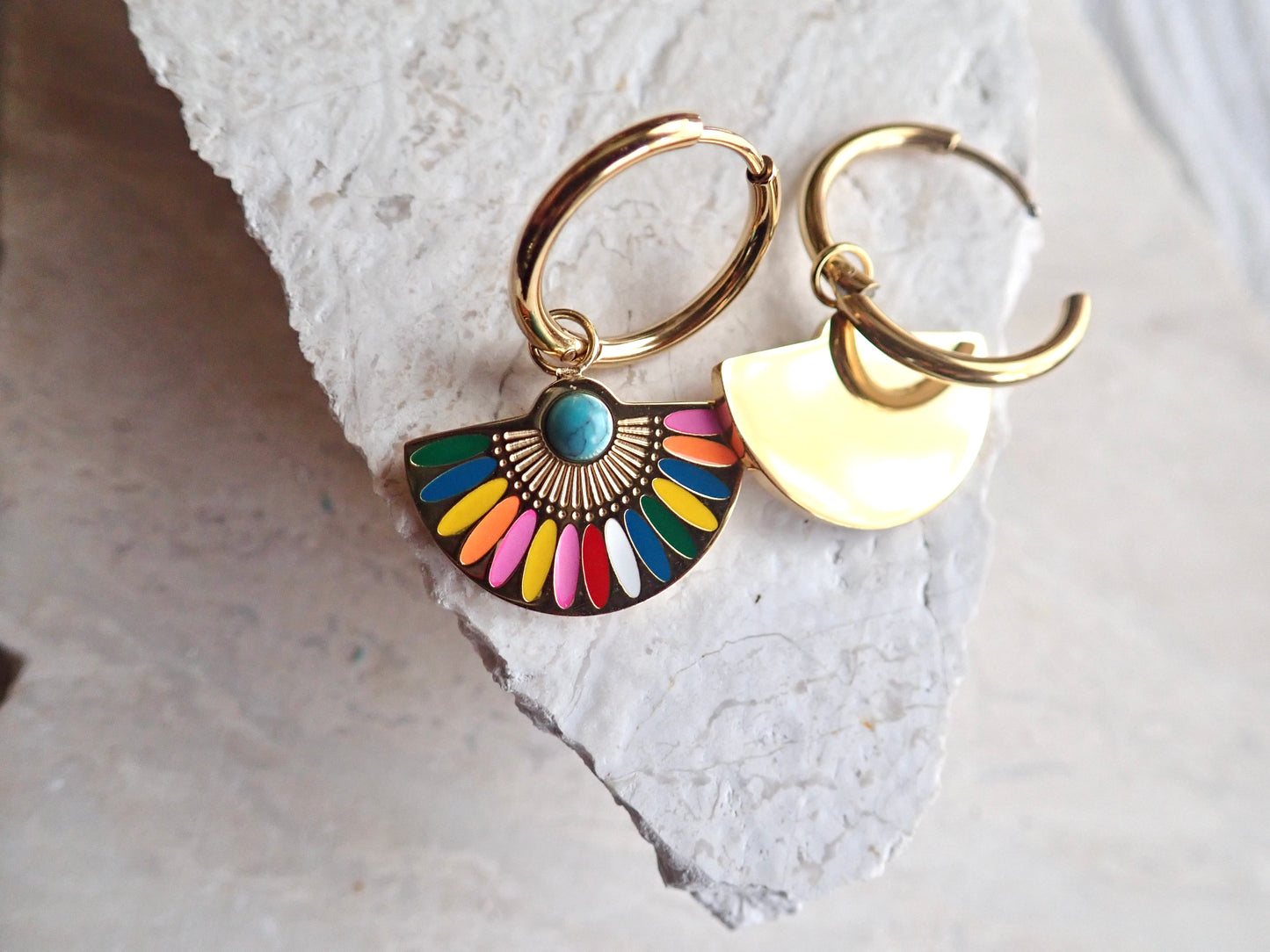 Thebes Waterproof Hoop Earrings