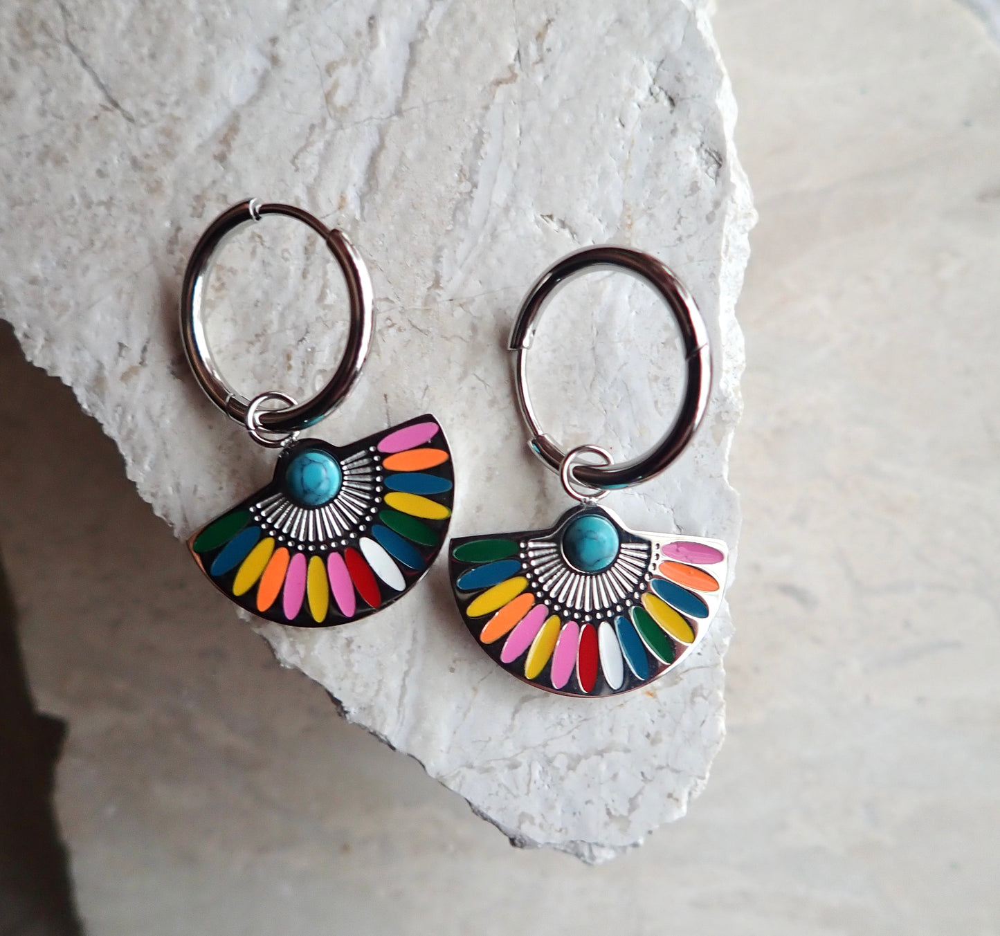 Luxor Waterproof Hoop Earrings