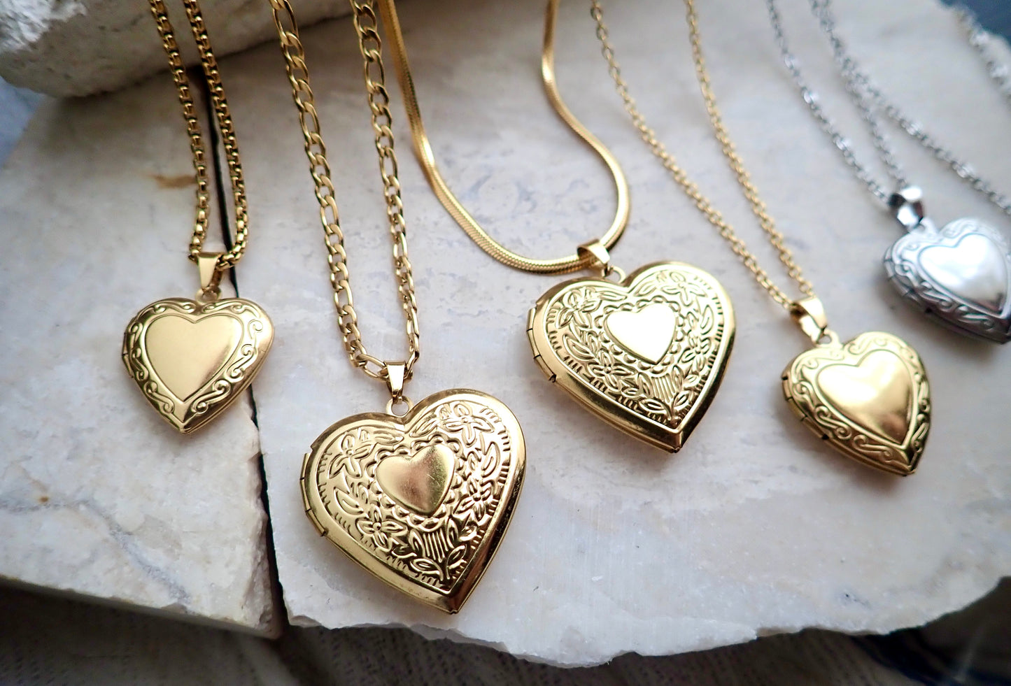 Victoria Heart Locket Necklace