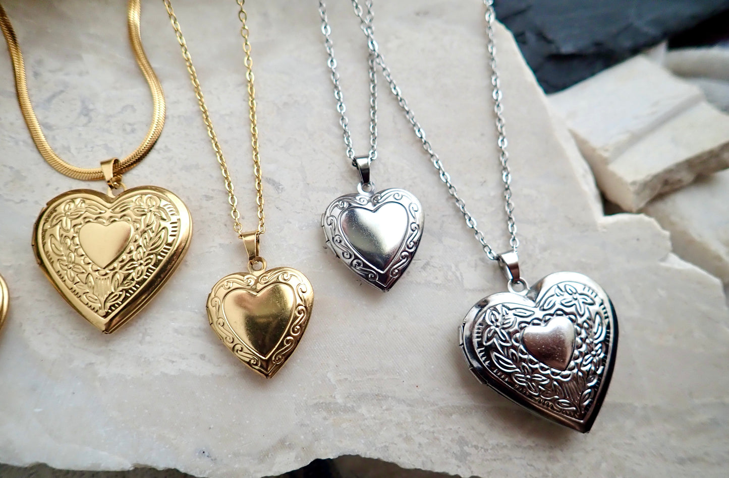 Victoria Heart Locket Necklace