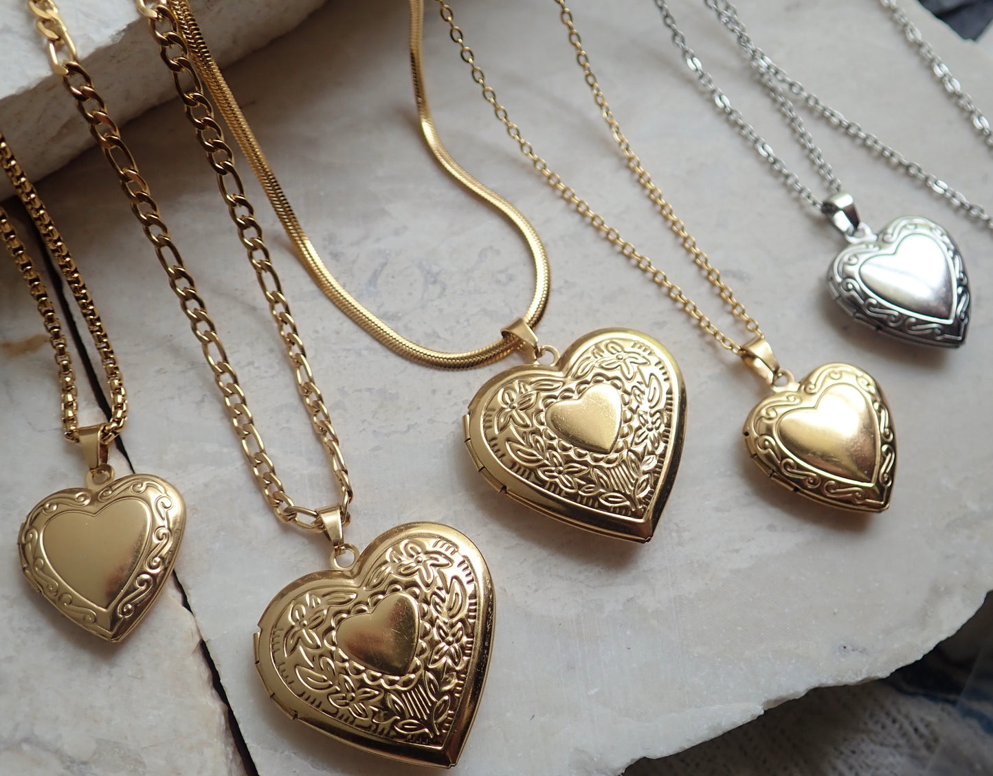 Victoria Heart Locket Necklace