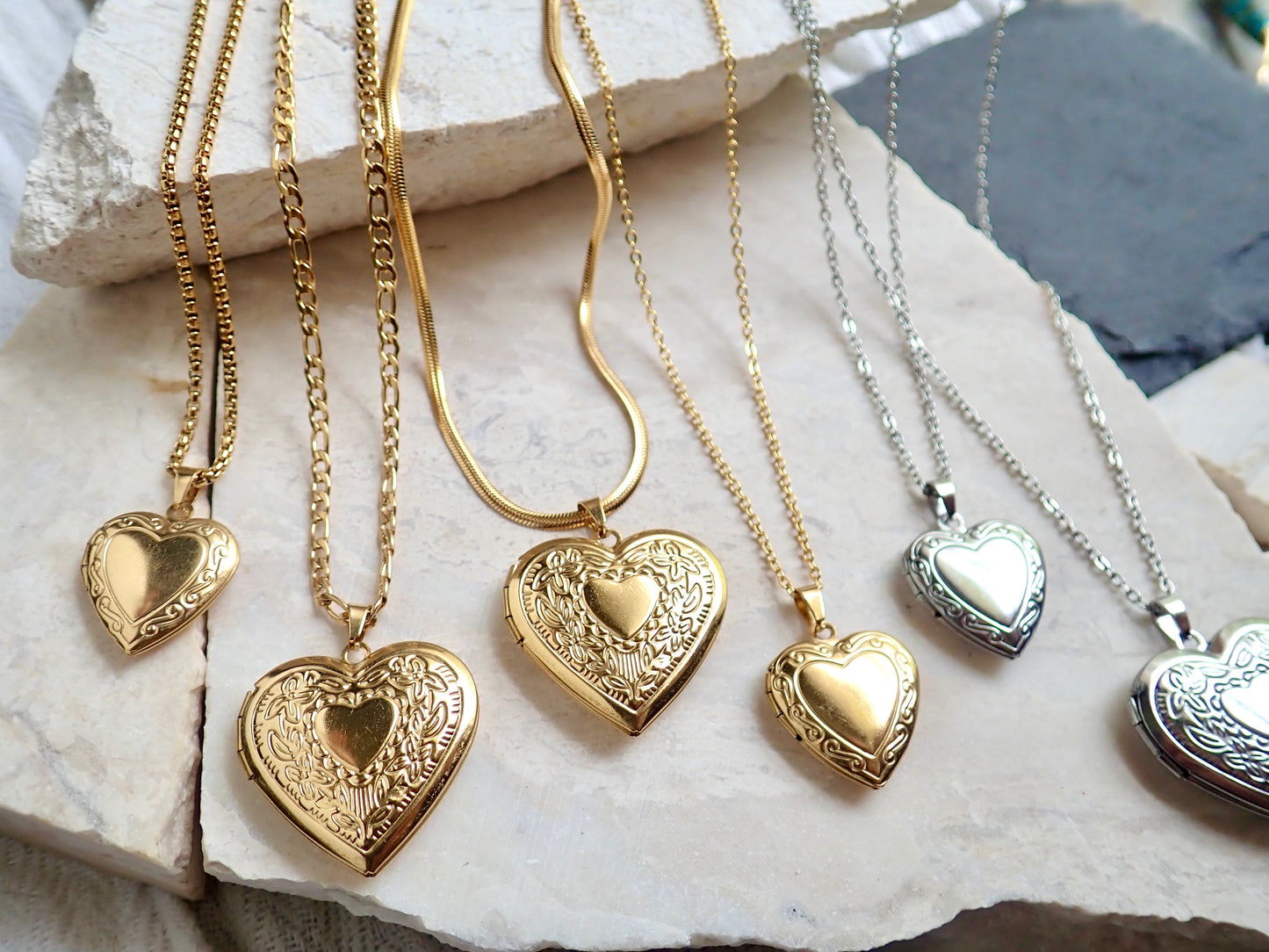 Victoria Heart Locket Necklace