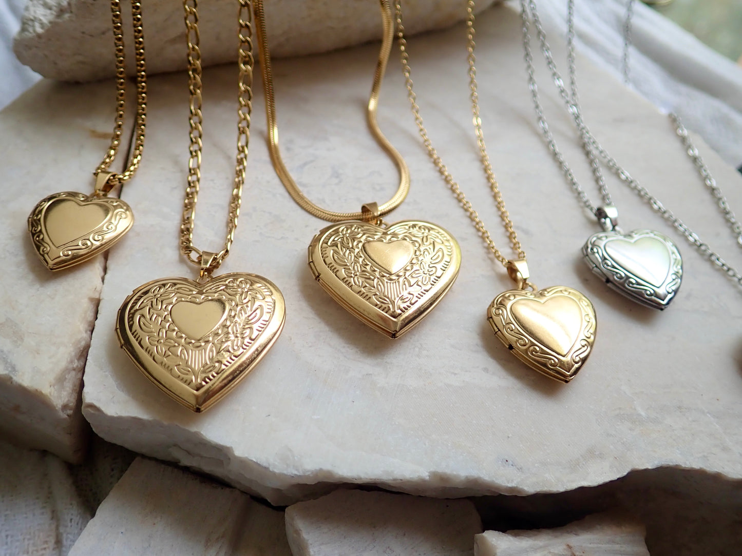 Victoria Heart Locket Necklace