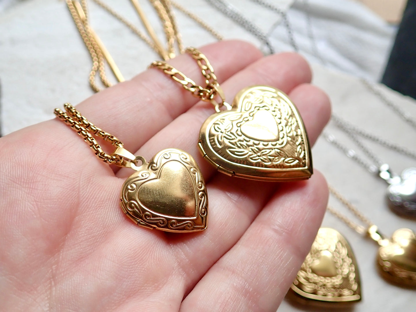 Victoria Heart Locket Necklace