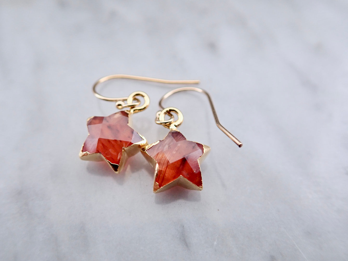 Cantares Carnelian Gemstone Earrings