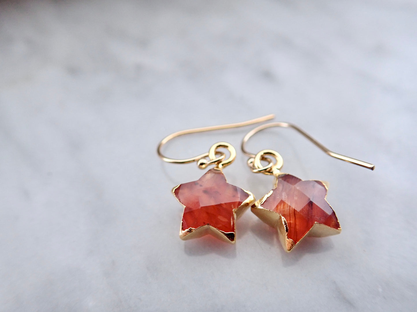 Cantares Carnelian Gemstone Earrings