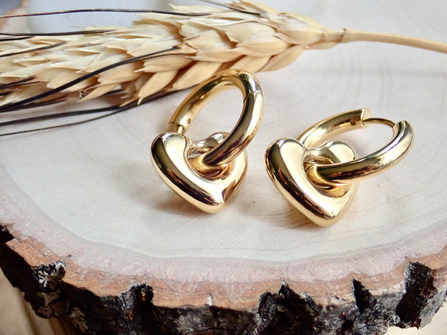 Telltale Waterproof Gold Hoop Earrings