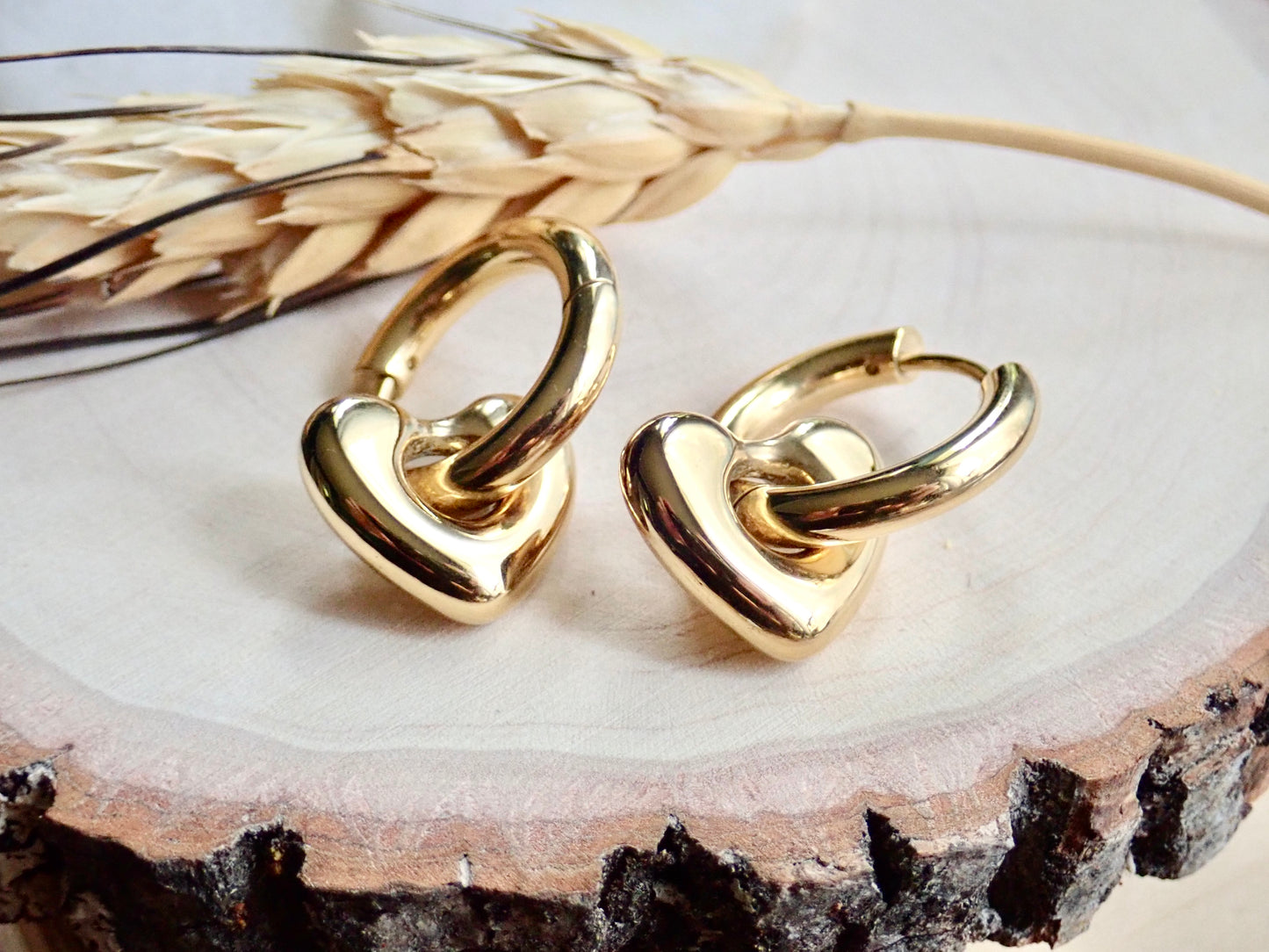 Telltale Waterproof Gold Hoop Earrings