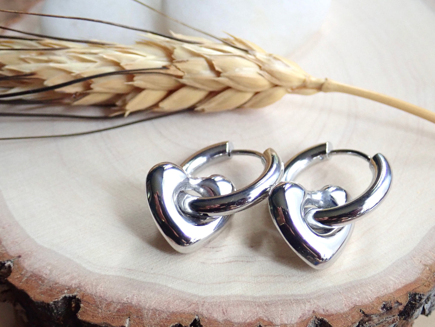 Telltale Waterproof Silver Hoop Earrings