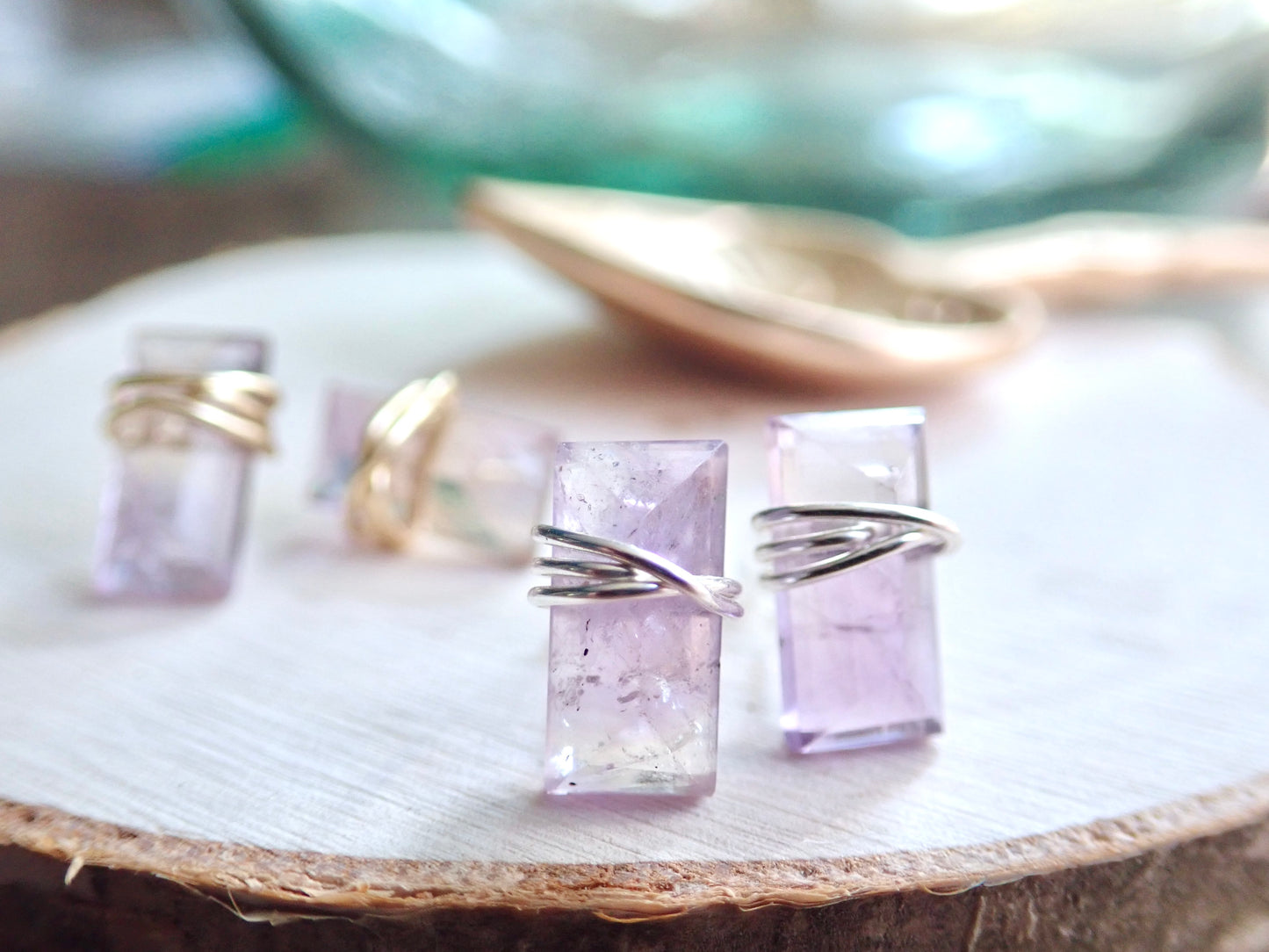 Desdamona Ametrine Stud Earrings