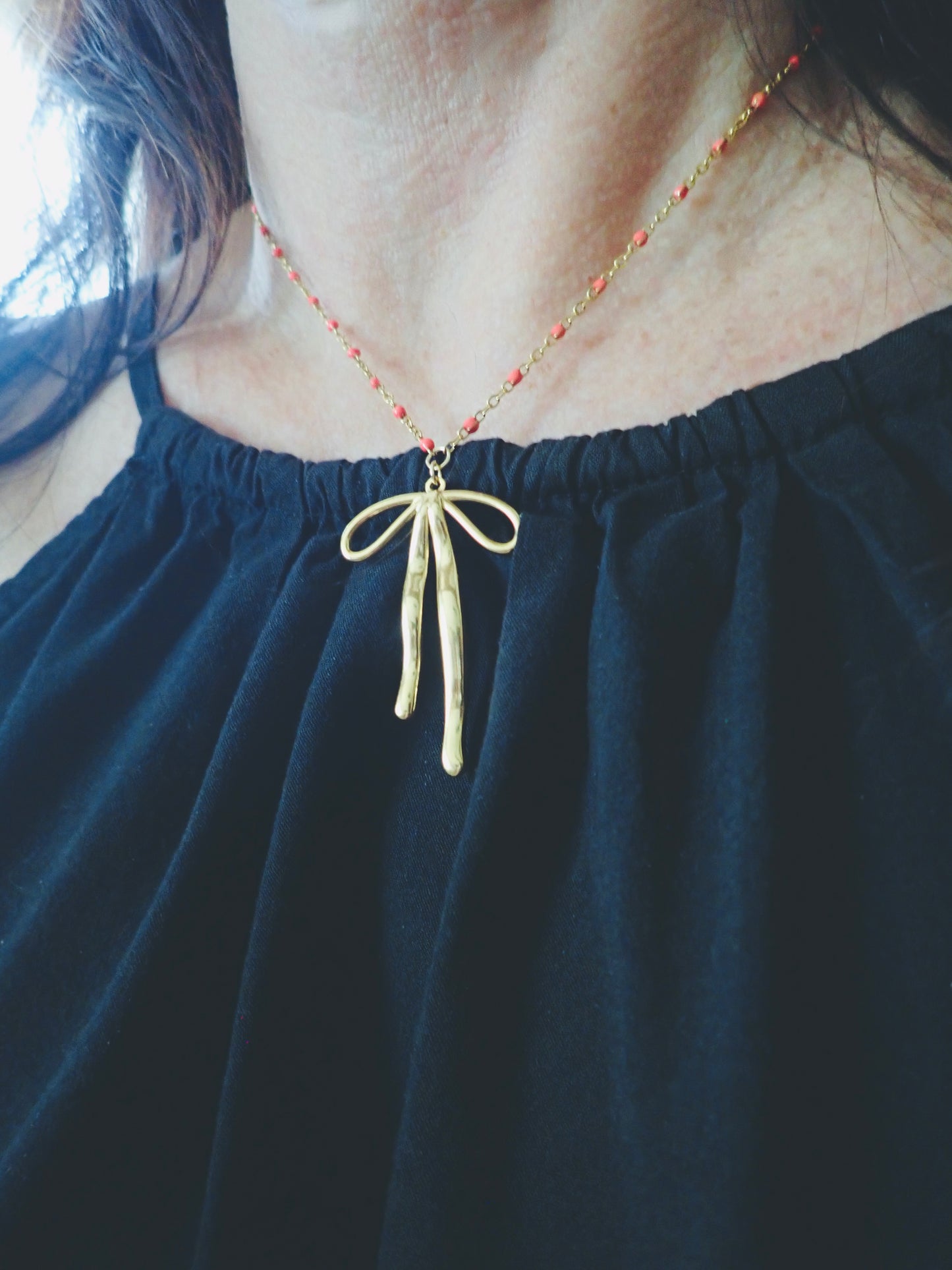 Bow Bow Necklace