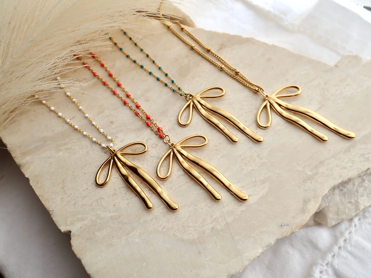 Bow Bow Necklace