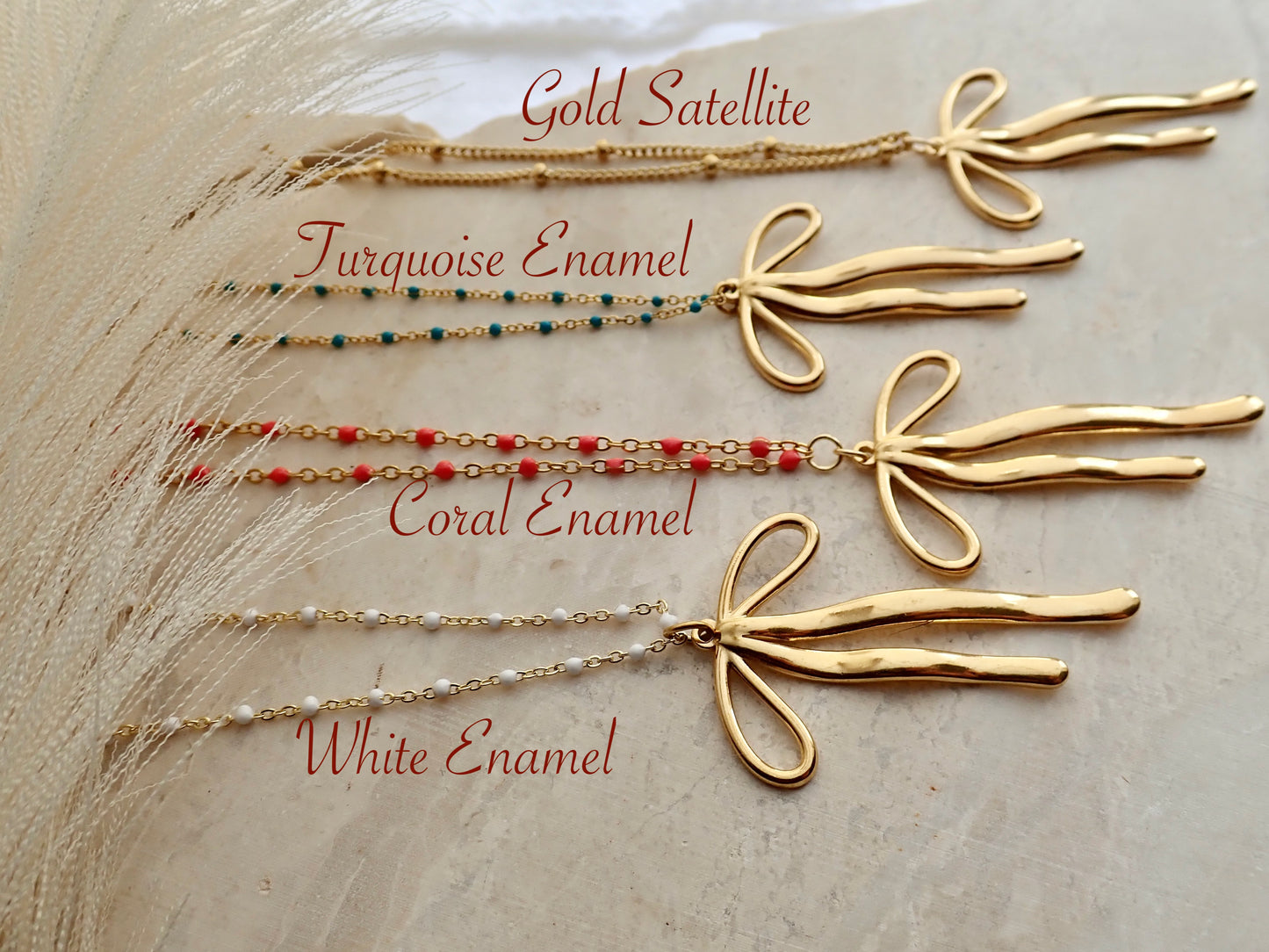Bow Bow Necklace