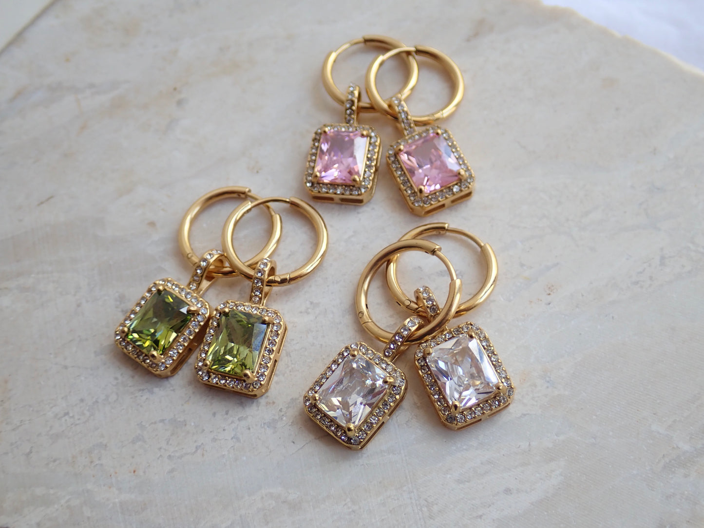 Ophelia Gemstone Hoops