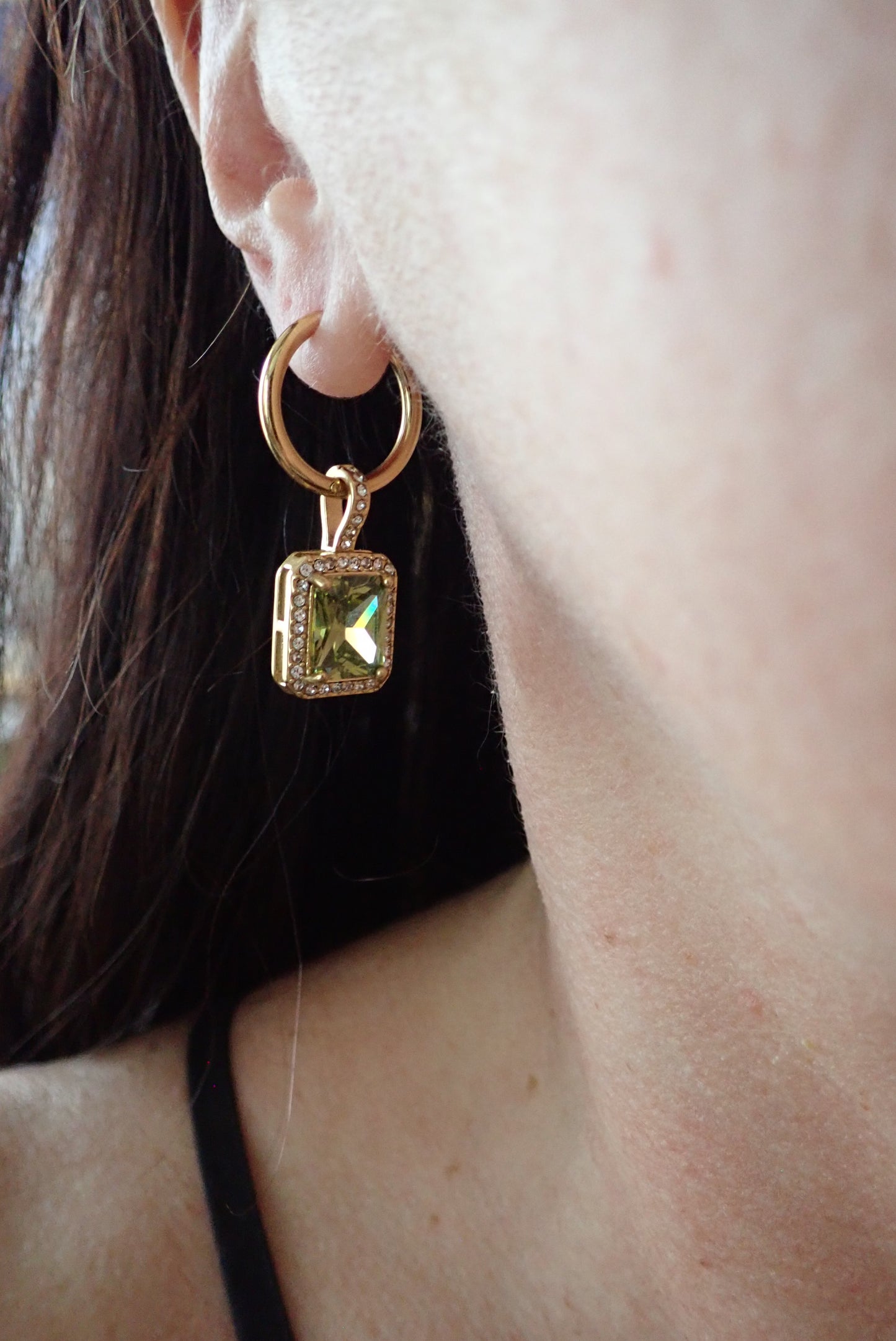 Ophelia Gemstone Hoops