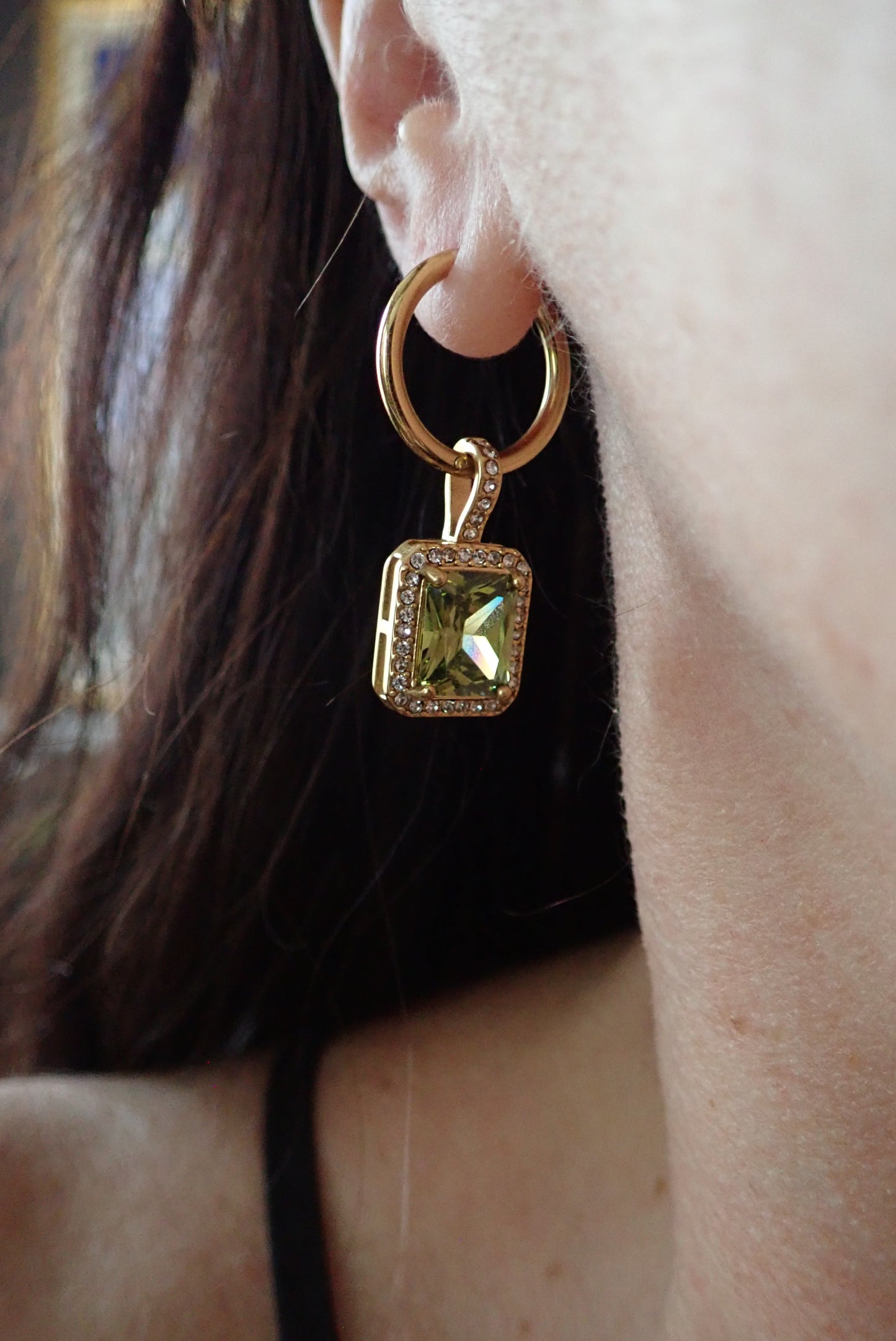 Ophelia Gemstone Hoops