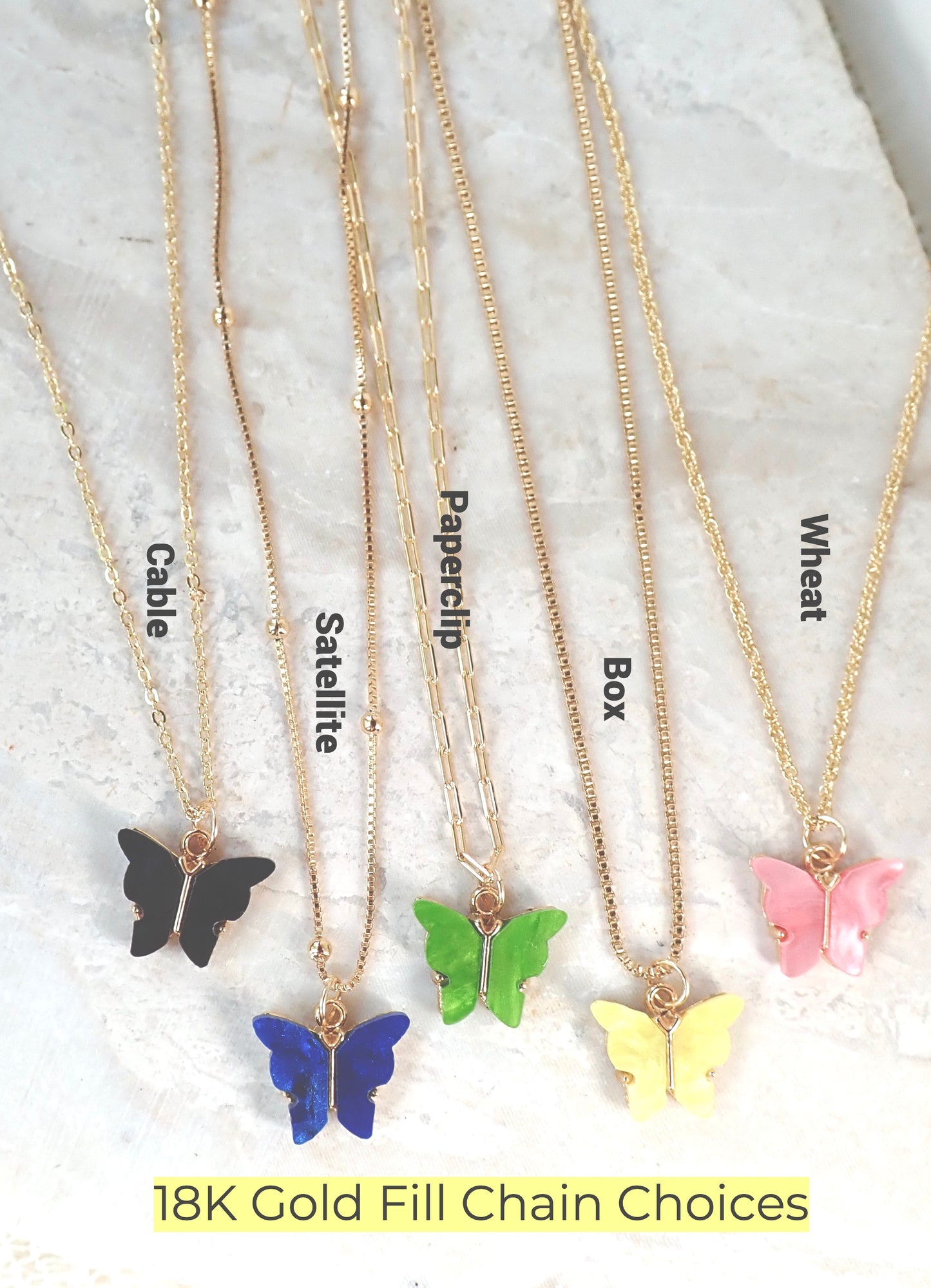 Mariposa  Butterfly Necklace