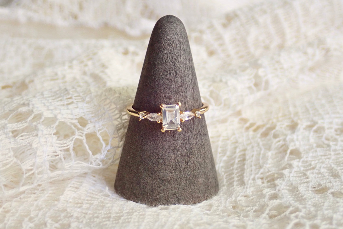 The Baroness Diamond CZ Ring