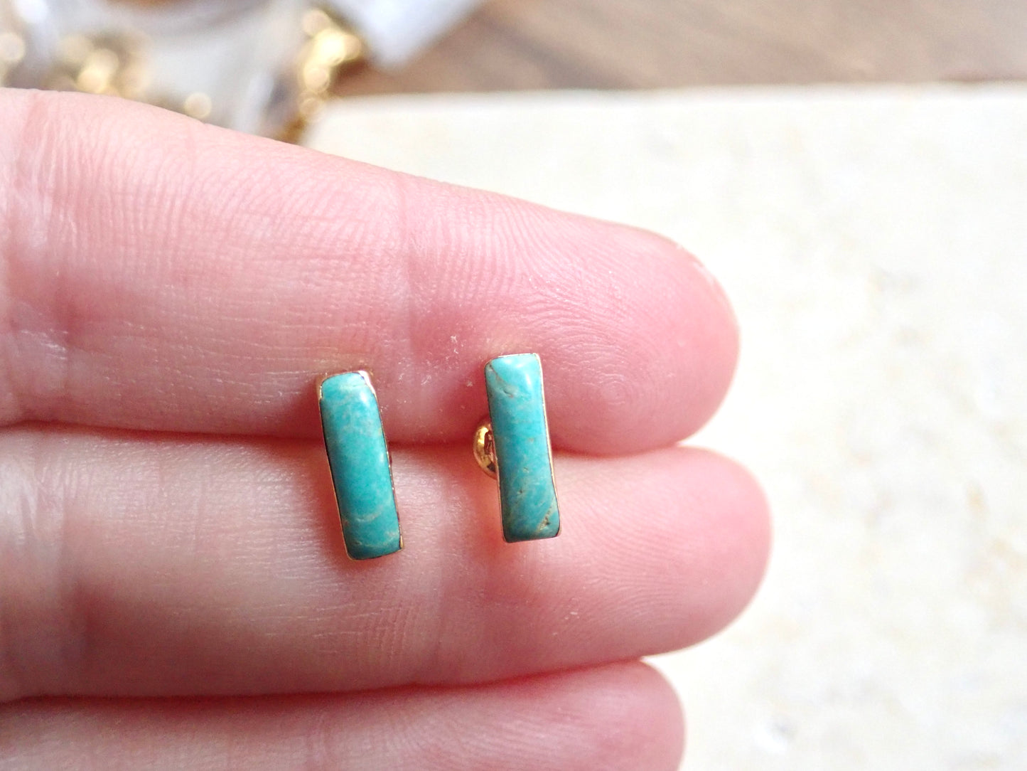 Thetis Turquoise Studs