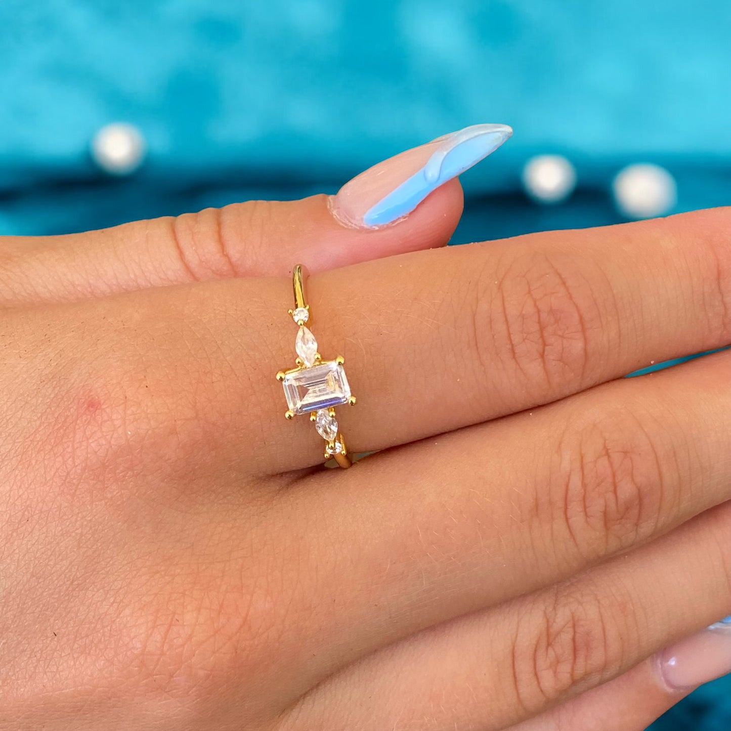 The Baroness Diamond CZ Ring