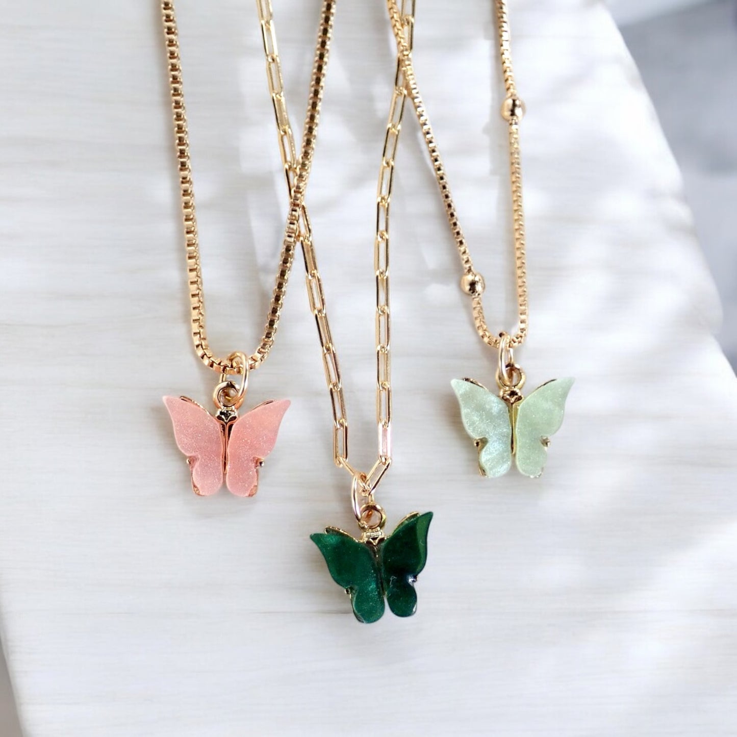 Mariposa  Butterfly Necklace