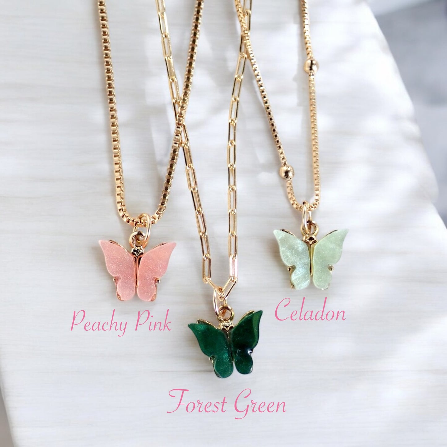 Mariposa  Butterfly Necklace