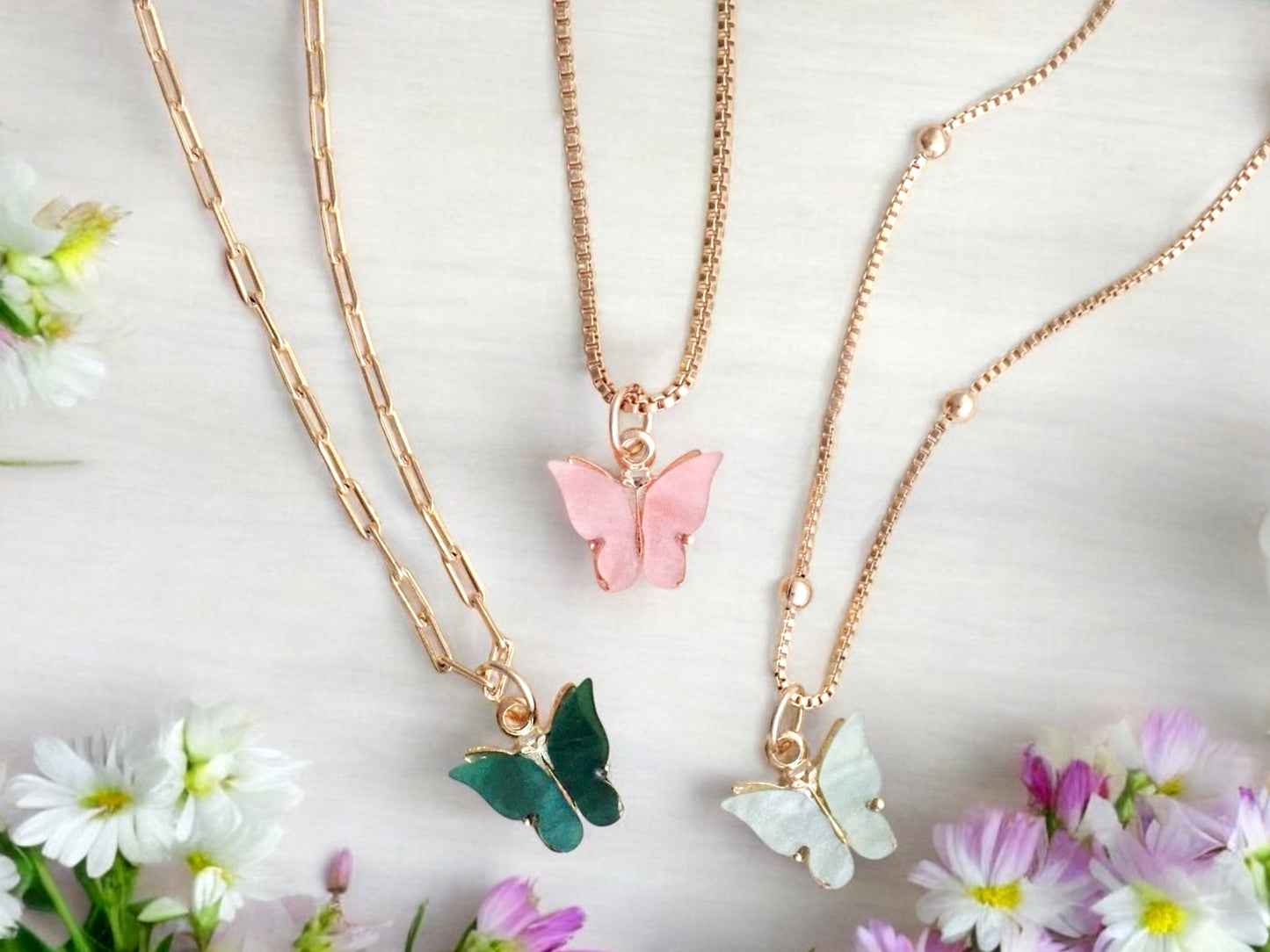 Mariposa  Butterfly Necklace