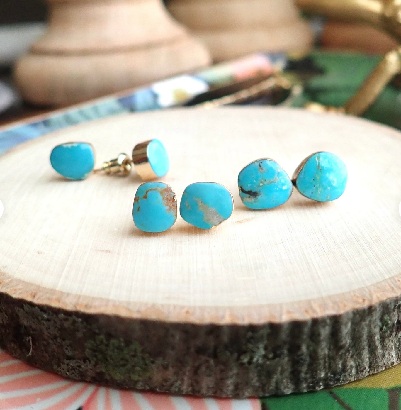 Texico Turquoise Studs