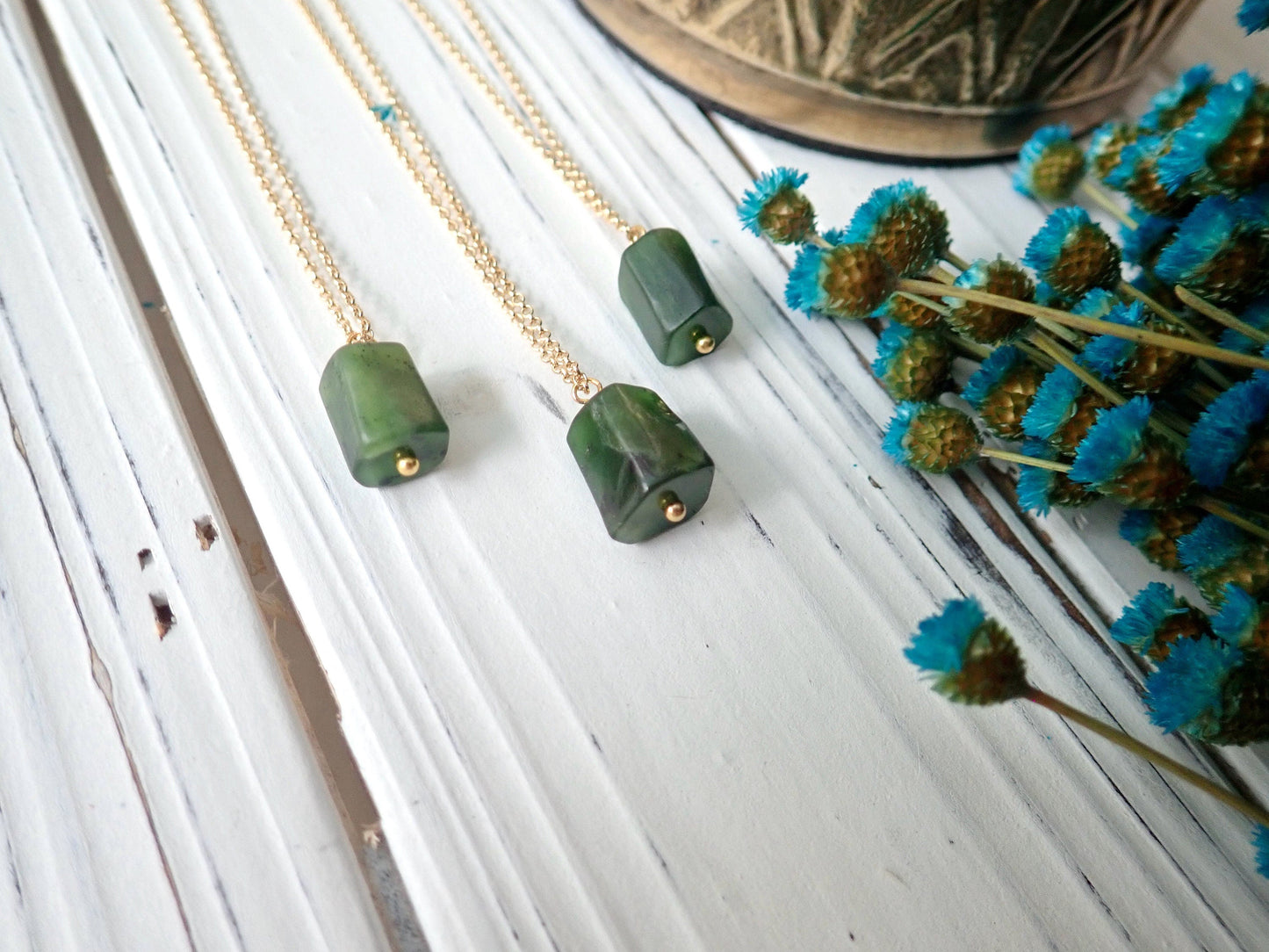Jade Nugget Necklace