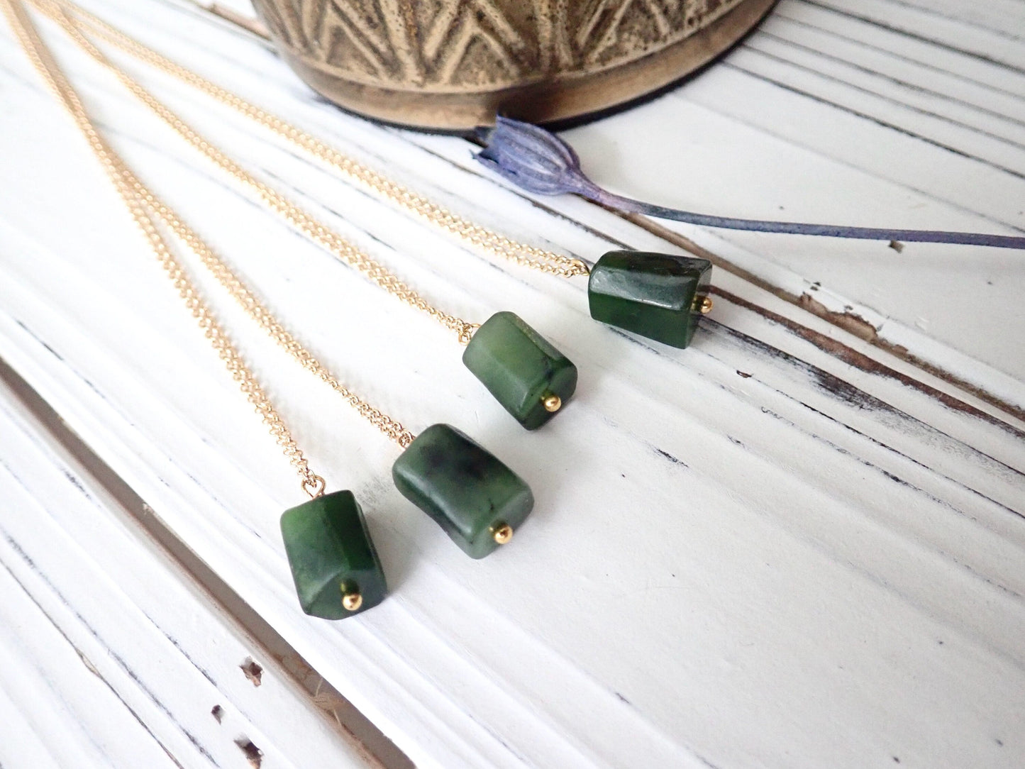 Jade Nugget Necklace