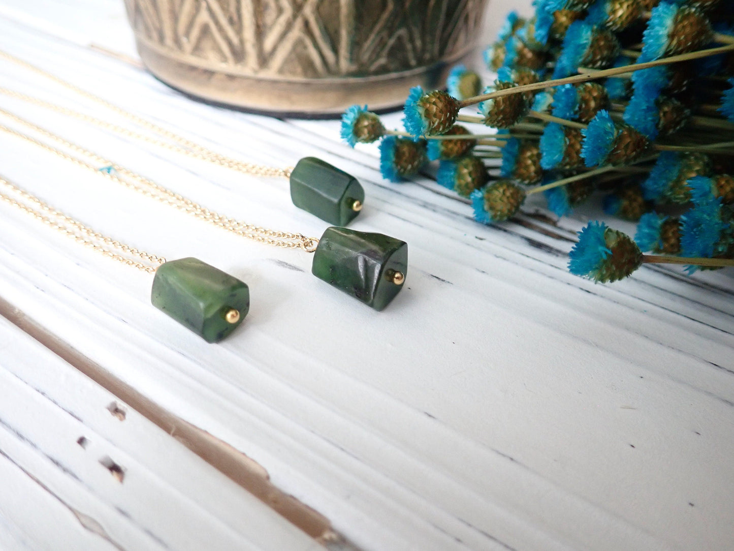 Jade Nugget Necklace