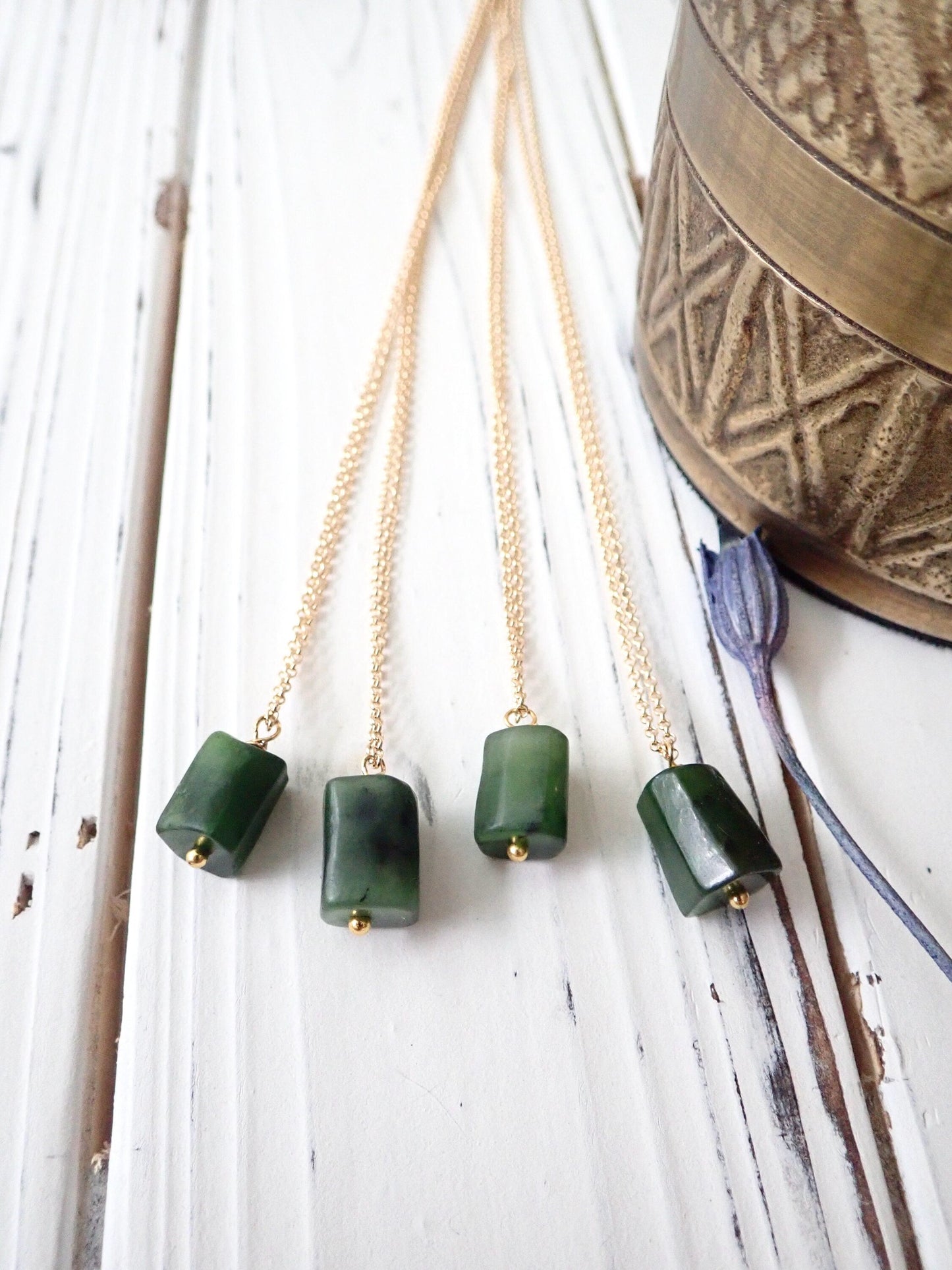 Jade Nugget Necklace