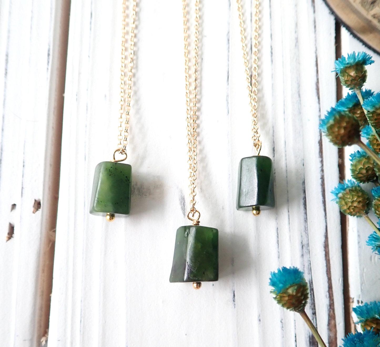 Jade Nugget Necklace