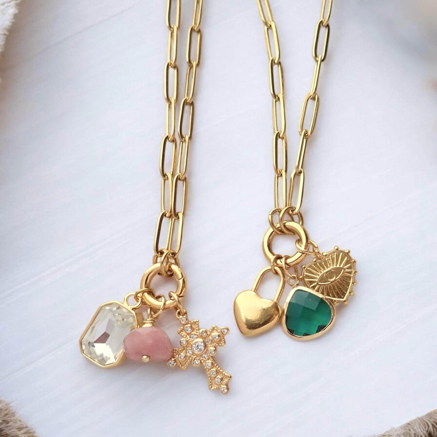 Genuine Birthstone Charms for Custom Necklace - Gemstone Add-On Birthstone Charms