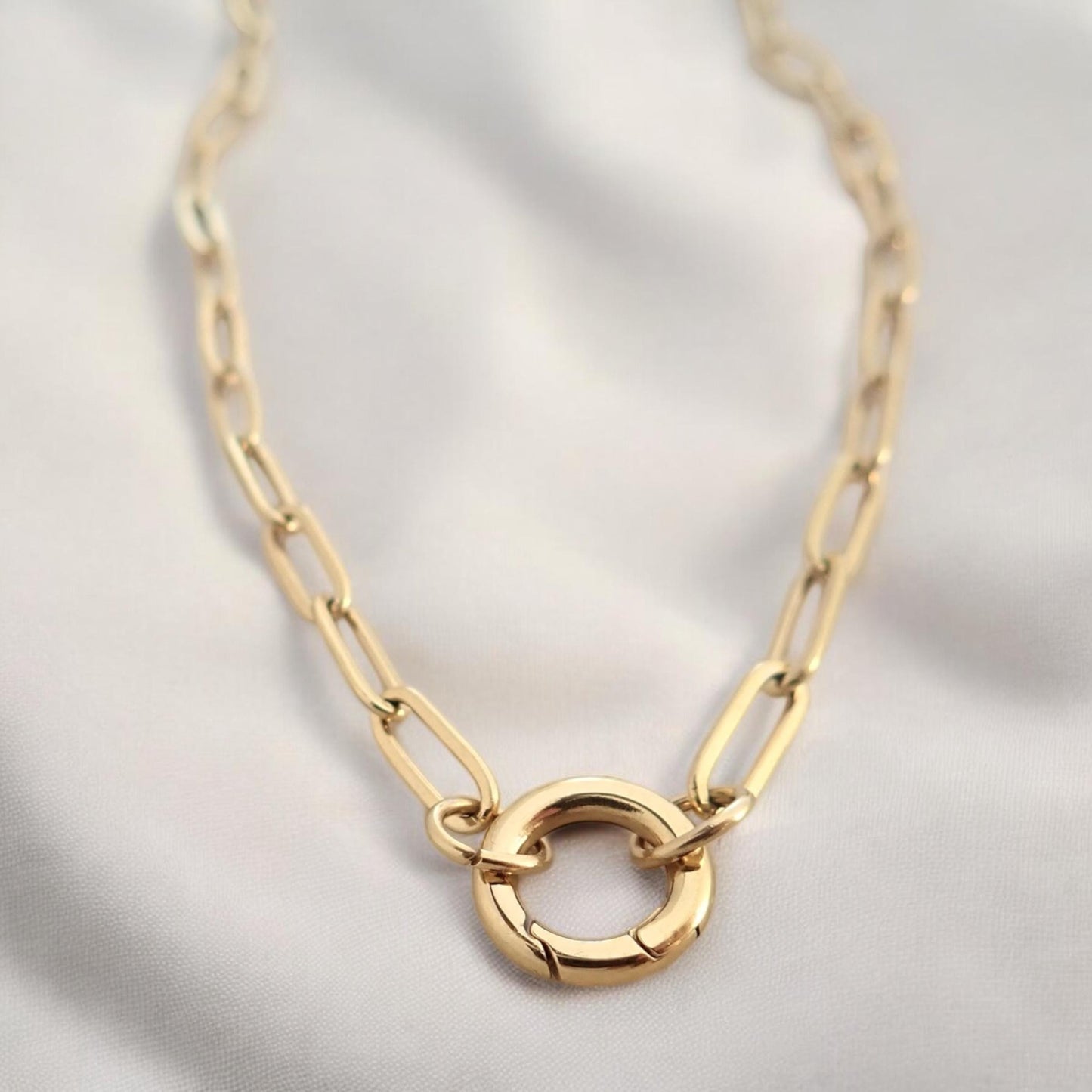 Gold Letter Initial Disc Charms, Add-On Charms,Removable Slide On Charm,Custom Charm Necklace