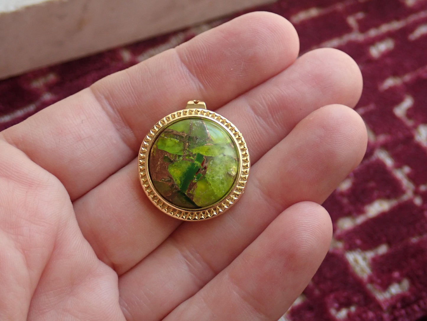 Large Peridot Stud Earrings, Mojave Gemstone Earrings, Statement Studs, August Birthstone Gift, Boho Gemstone Jewelry, Gift for Her