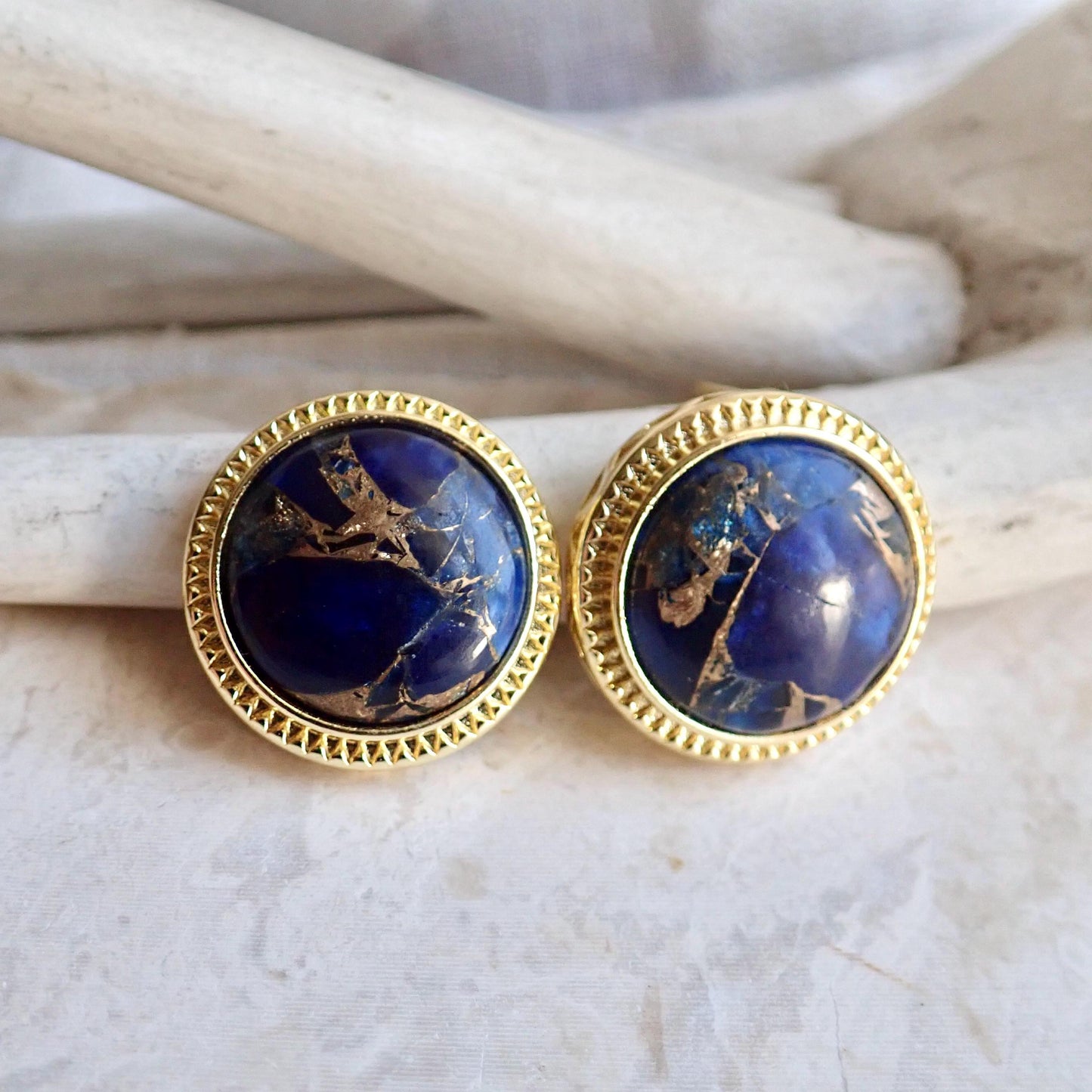 Large Peridot Stud Earrings, Mojave Gemstone Earrings, Statement Studs, August Birthstone Gift, Boho Gemstone Jewelry, Gift for Her