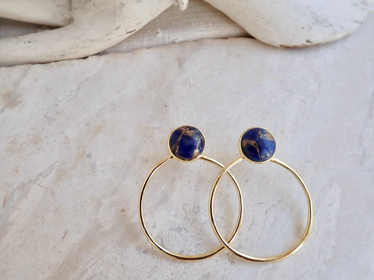 Peridot Hoop Earrings, Mojave Earrings Gold, August Birthstone Gift, Gemstone Hoops, Jade Earrings, Boho Gemstone Jewelry,Medium Gold Hoops