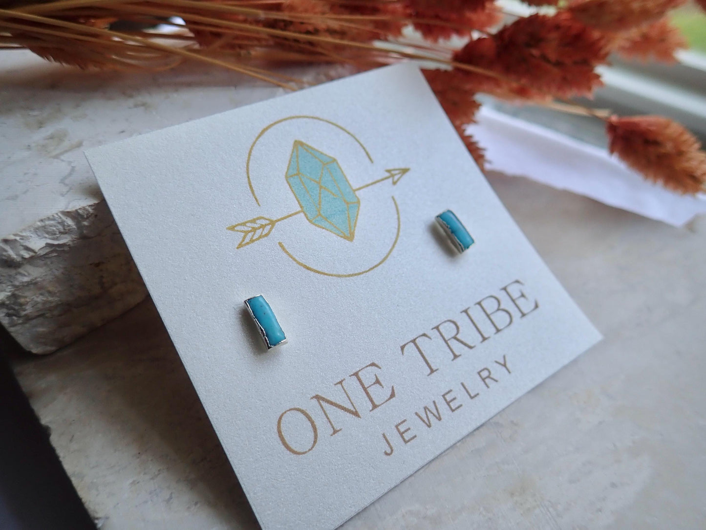 Turquoise Stud Earrings Silver, Blue Gemstone Earrings,Small Boho Studs,Dainty Turquoise Posts, Turquoise Jewelry,December Birthstone Gift